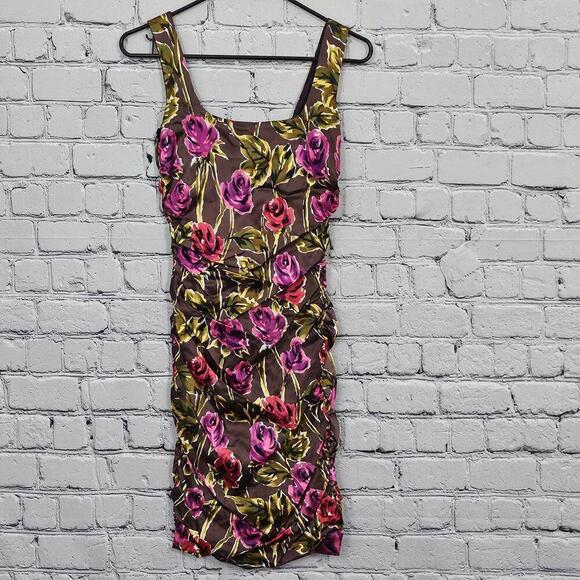 2/$50 Jay Godfrey Floral Sleeveless Mini Dress Size 8 NWOT | Chic & Elegant - Picture 3 of 7